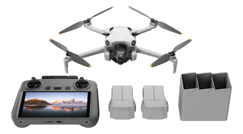 Drone Dji Mini 4 Pro Fly More Combo Plus (dji Rc 2) Color Gris
