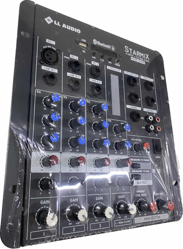 Mesa Som 4 Canais S402r Ll Audio Console Novo Bluetooth