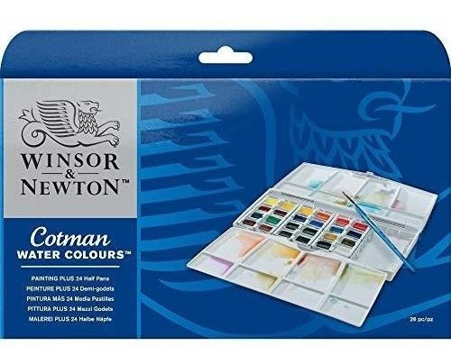 Winsor Y Newton Cotman Water Water Painting Plus Set, Juego