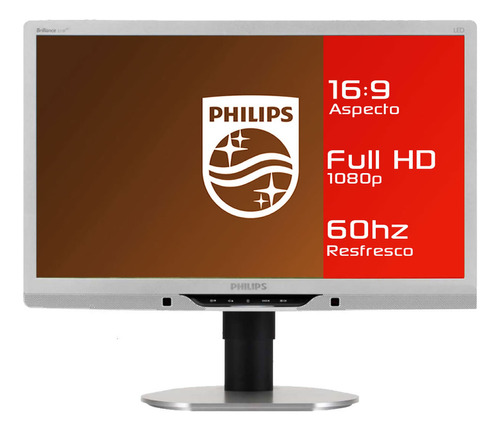 Monitor Philips 22 221b3lpcs Fhd 1080p 60hz 5ms Dvi Vga Usb (Reacondicionado)