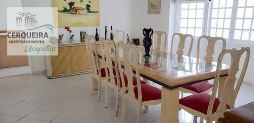Casa Com 6 Dormitórios À Venda, 420 M² Por R$ 2.100.000 - Acapulco - Guarujá/sp - Ca0573