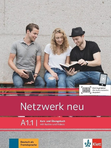 Netzwerk Neu A1.1 - Kursbuch + Ubungsbuch + Audio/video, De Dengler, Stefanie. Editorial Klett, Tapa Blanda En Alemán, 2019