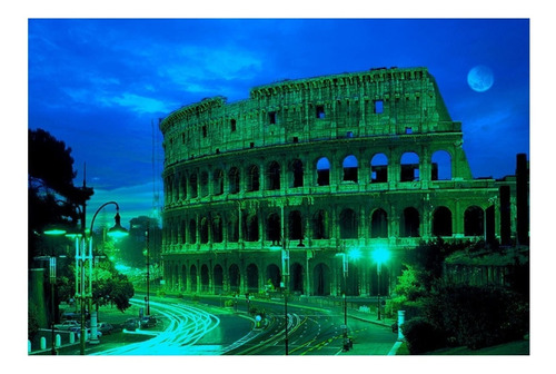 Puzzle Coliseo Roma Brilla Oscuridad 1000 Pz Tomax 100-302