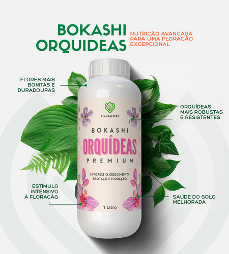 Adubo Orquídea 1l Adubação Completa E Vigorosa P/ Orquídeas