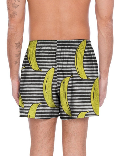 Imagem 4 de 4 de Cueca Samba Canção Listras Listrado Retro Vintage Banana
