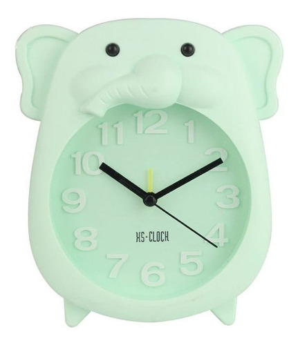 Reloj De Mesa Despertador Decorativos Elefantes Interiores 