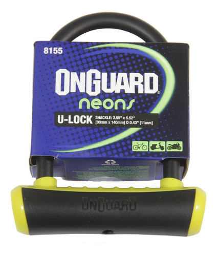 Candado On Guard U-lock Ns Mini 90x140mm Amar