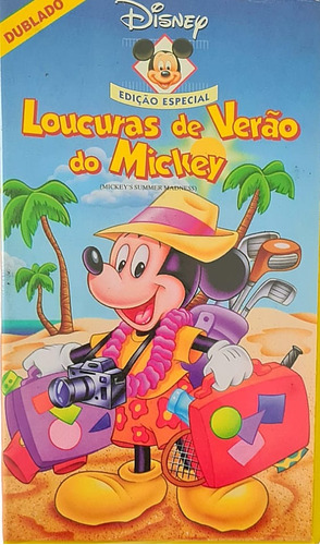 Fita Rara  Vhs Loucuras De Verão Do Mickey 1995