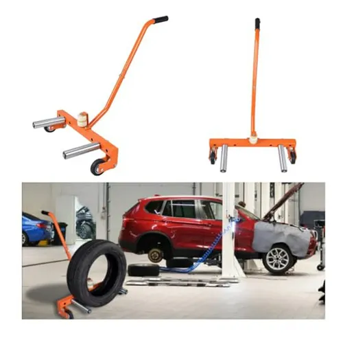 Carro Elevador De Llantas Ajustable - Dolly Para Taller Y Ga