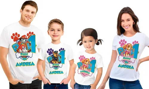 Playeras Personalizada Paw Patrol | 📦