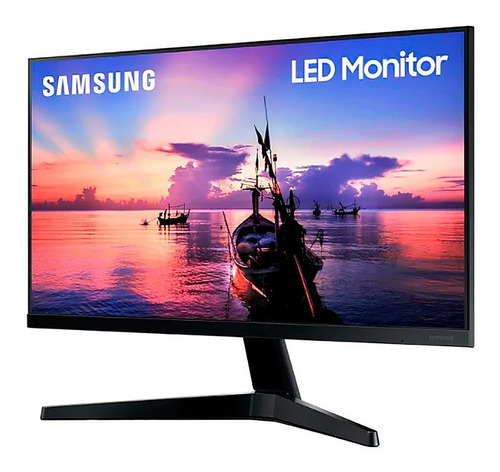 Imagen 4 de 5 de Monitor Led Samsung 22'' Con Diseño Sin Bordes - Lf22t35 Color Negro