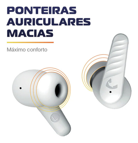 Fone Ouvido Sem Fio Tws Amet Sound Pro Bluetooth 5.3 Cancelamento De Ruídos