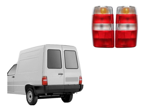 Par Lanterna Mod Original Traseira Fiorino Furgão 1.3 2007