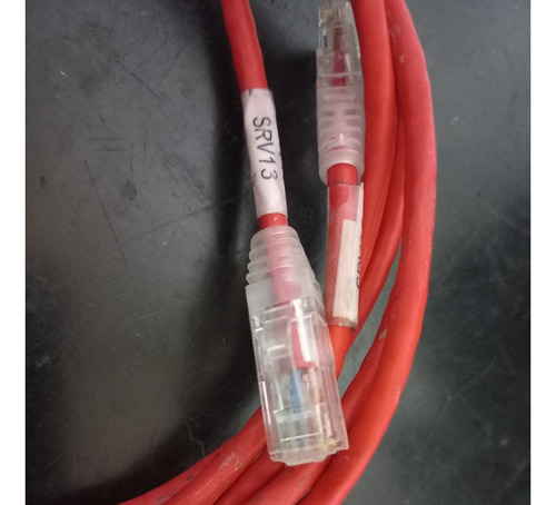 Kit C/16 Patch Cord Rj45 Cat6 1,5 M E 2,50 M. Vermelho. (Usado)