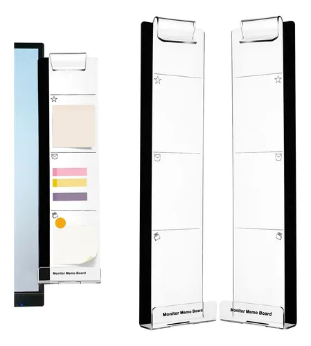 Zufecy 2pcs Monitor Memo Board, Accesorios De Escritorio...