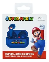 Comprar Audifono Earpods Super Mario Otl Inalambricos Diseños Gamer Color Mario Blue