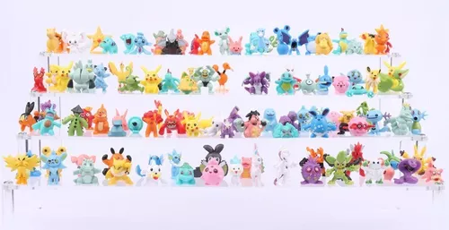 Kit 24 Miniaturas Pokémon Brinquedo Sortidos 3,5cm No Brasil