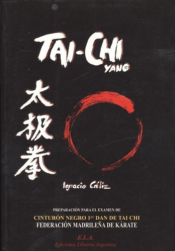 Libro Tai Chi Yang - Caliz, Ignacio
