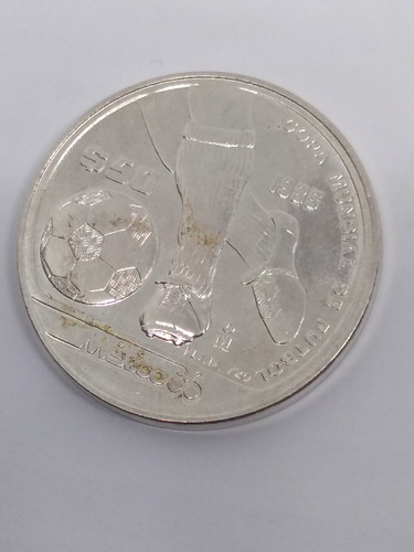 Imagen 3 de 6 de Set De 3 Monedas Plata Ley 720 Mundial México 86 Inmaculadas