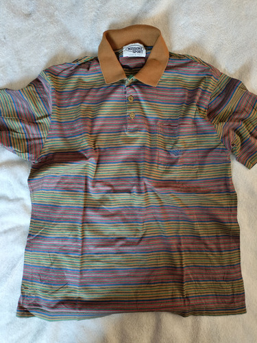 Espectacular Playera Polo Missoni Sport L Italy Original 