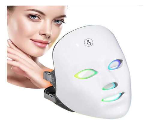 Tratamiento Facial De Electroterapia, Máscara Led Z1 De 7 Co