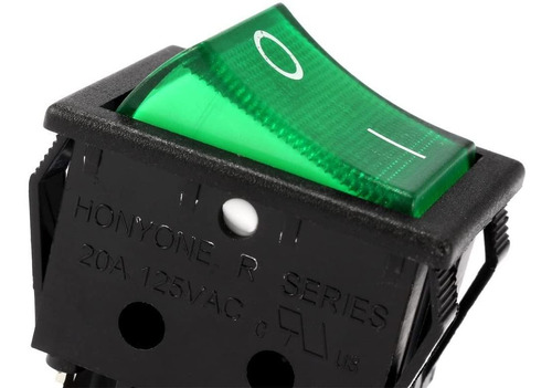 Interruptor Uxcell Dpst 4 Terminal De Encendido / Apagado Ve