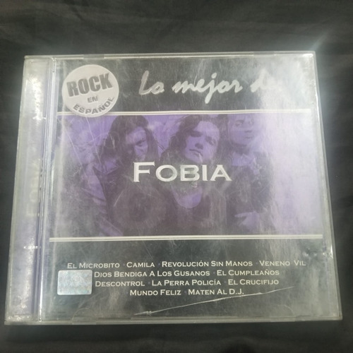 Fobia Cd Lo Mejor Mx 2001