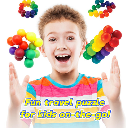 Ja-ru Twist-e Beads Fidget Toy (24 Juguetes) Juegos De