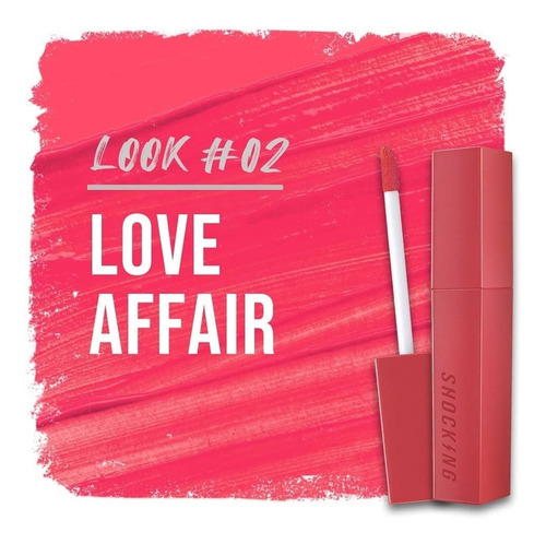 Tonymoly - Tinta Labial Mate The Shocking 02 Love Afair Color Coral