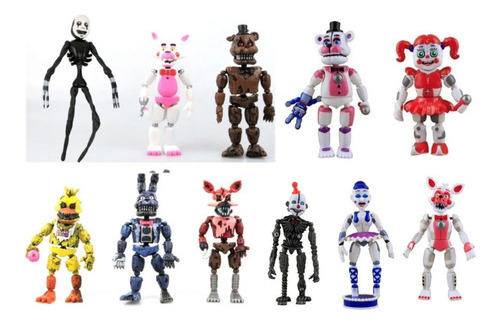 Juguetes Gratuitos Flexibles De 14-17 Cm Five Nights In Fnaf