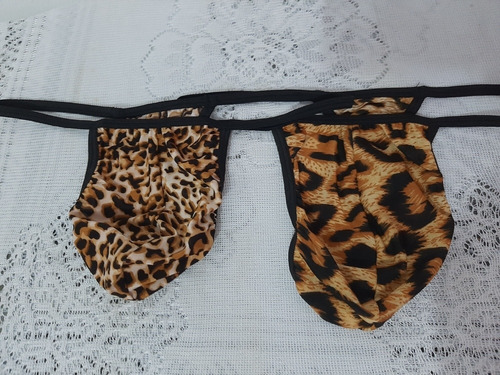 Tanga Hombre Super Preso Leopardo Disfraz Lenceria Miapasion