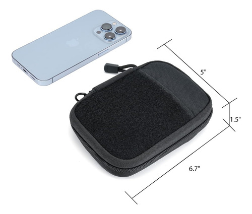 Bolsa Edc, Organizador De Bolsillo Con Velcro, Bolsillo Edc