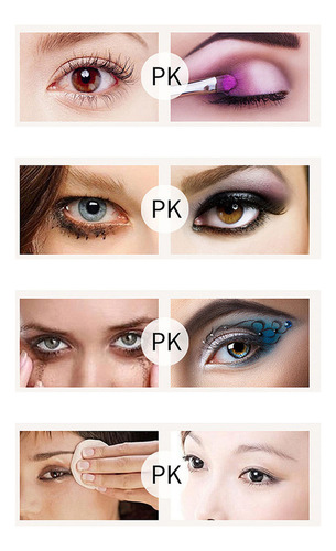 Paleta Sombras Perdurable De Colores Vivos Para Partido