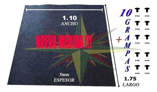 Placa Manta Antiruido Aislante Bajo Capot 1.25 X 1.25mt + Grampas (filtro)