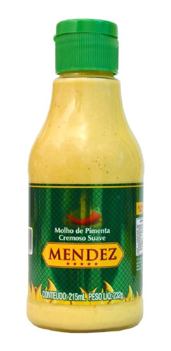 Molho De Pimenta Mendez Suave 215ml