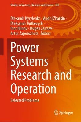 Libro Power Systems Research And Operation : Selected Pro...