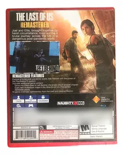 The Last Of Us Remasterizado Ps Hits Ps4 Fisico