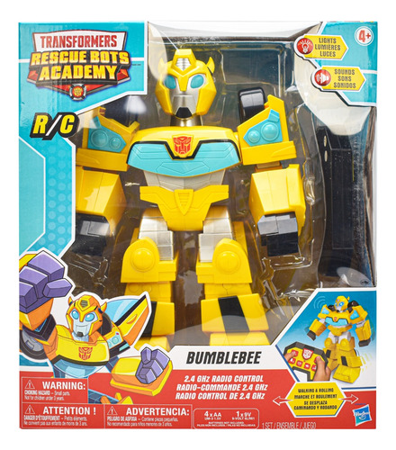 Transformers Rescue Bots Bumblebee Radio Control Hasbro Color Amarillo