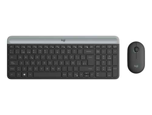 Kit Teclado Mouse Logitech Mk470 Grafito Español