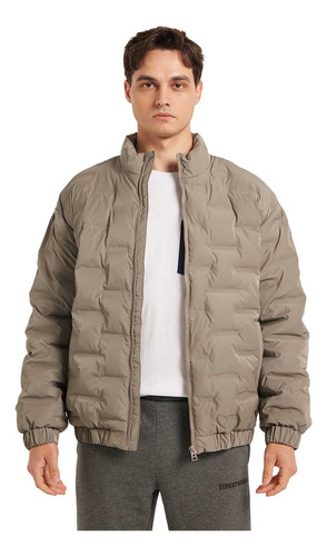 Chaqueta Hombre Puffer Gris Fashion's Park