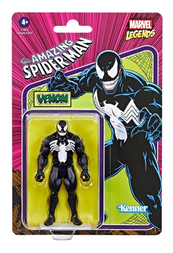 Figura Venom Retro Kenner Marvel Legends 3.75 Pulgadas