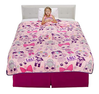 Juego completo de sábanas para cama individual para niña Lol Surprise 