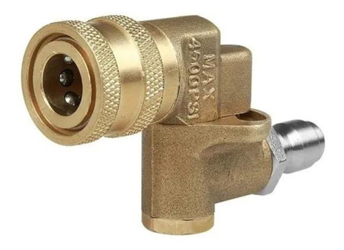 Acoplador Giratório 180° Para Lavadora De Alta Pressão Sigma Cor Dourado Frequência 0