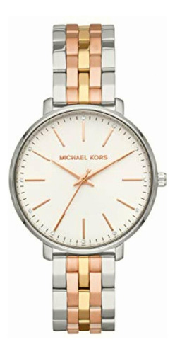 Michael Kors Women's Pyper Watch 38mm, Silver/gold, One Size