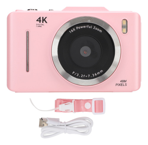 Cámara Con Enfoque Automático, Zoom Digital De 16x, Vídeo De