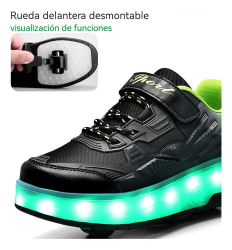 Luces Led For Ruedas Ocultables Heelys For Patines For Ni