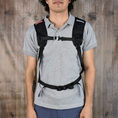 Mochila Waterdog Deportiva Utah 11 Hidratacion Color Negro