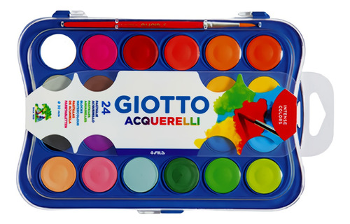 Acuarela Mini 24 Colores Giotto