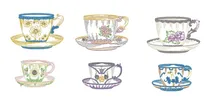 Comprar Diseño Matrices Para Maquinas Bordadoras Tazas Cafe Flores 