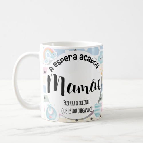 Kit Anúncio De Gravidez Papai E Mamãe 2 Canecas E Caixinhas